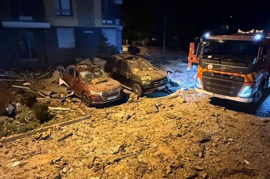 Prédio em Kiev, onde morava novo jogador do Benfica, atingido por ataque