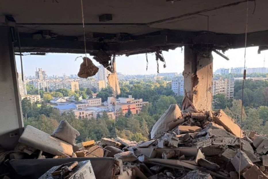 Prédio de novo jogador do Benfica atingido por ataque russo em Kiev