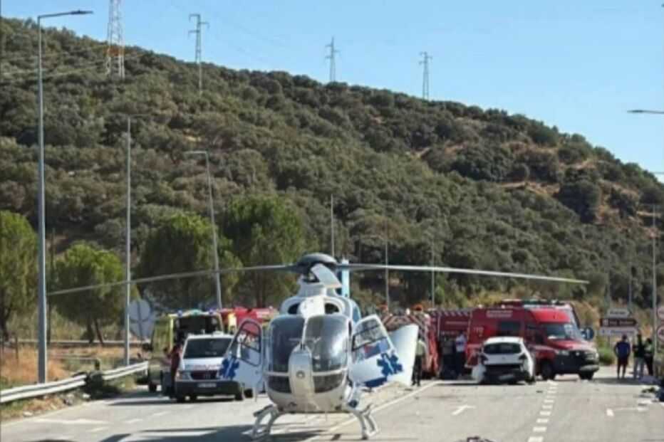 Acidente em Torre de Moncorvo provoca cinco feridos graves. Há dois bebés entre as vítimas
