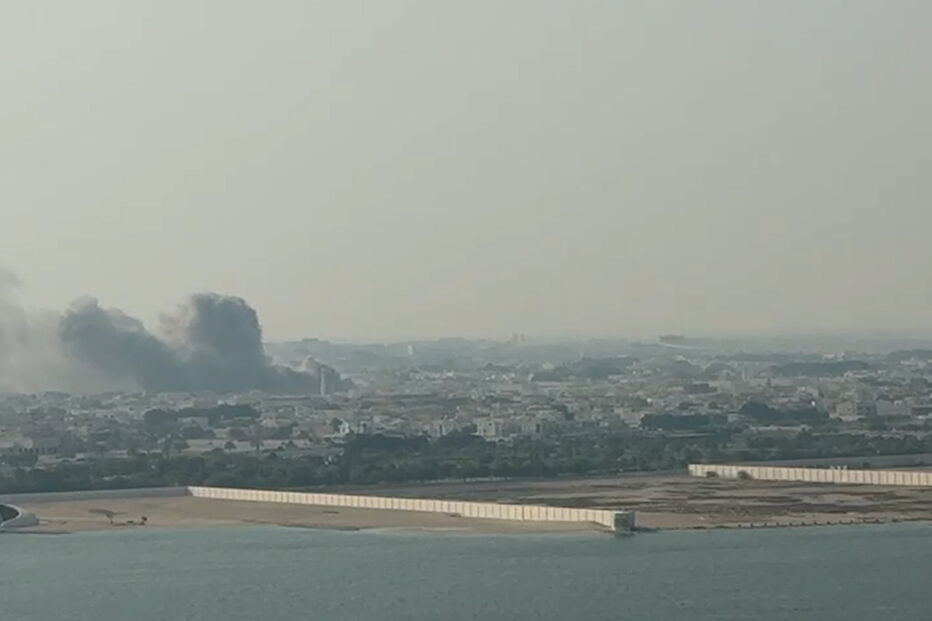 Fumo no céu do Qatar após ataques israelitas a líderes do Hamas