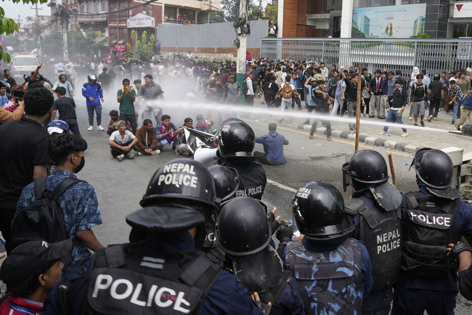 Protestos no Nepal