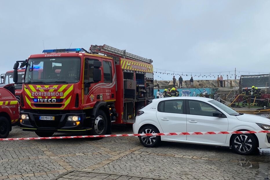 Incêndio em marisqueira em Ovar