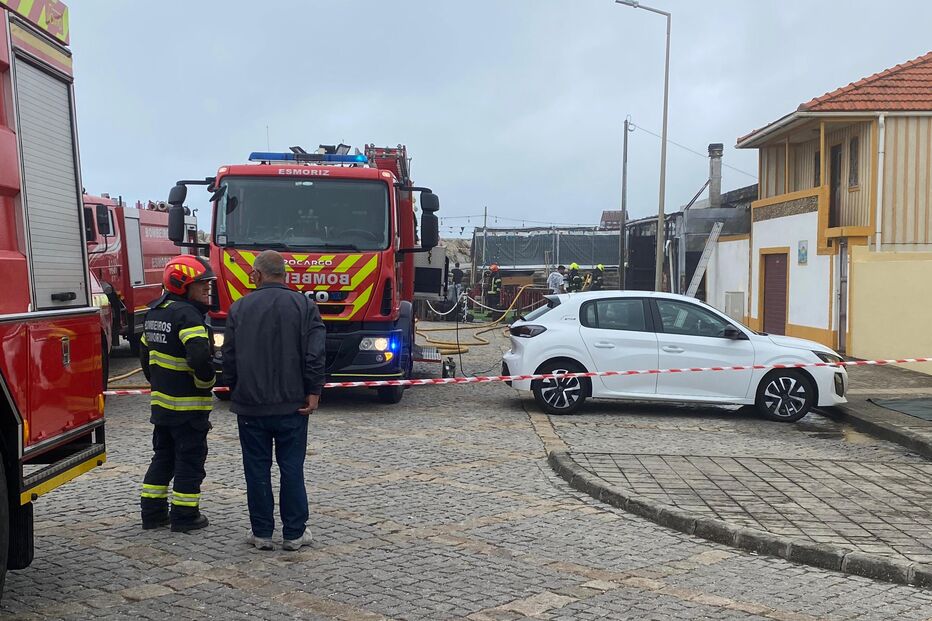 Incêndio em marisqueira em Ovar