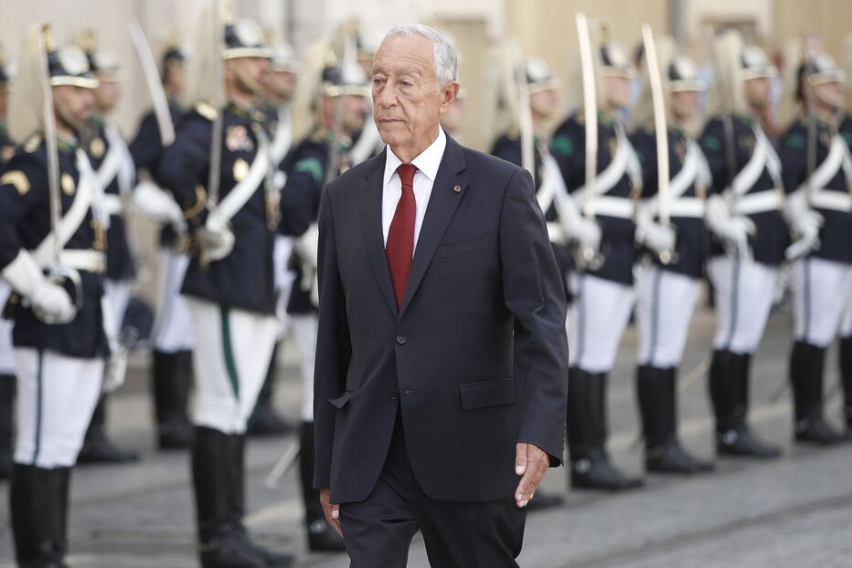 Marcelo Rebelo de Sousa na cerimónia do 5 de Outubro em Lisboa
