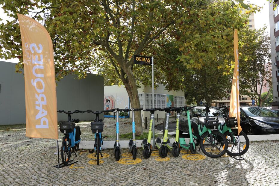 Bicicletas e trotinetes da Bolt e da Byko em Oeiras Move