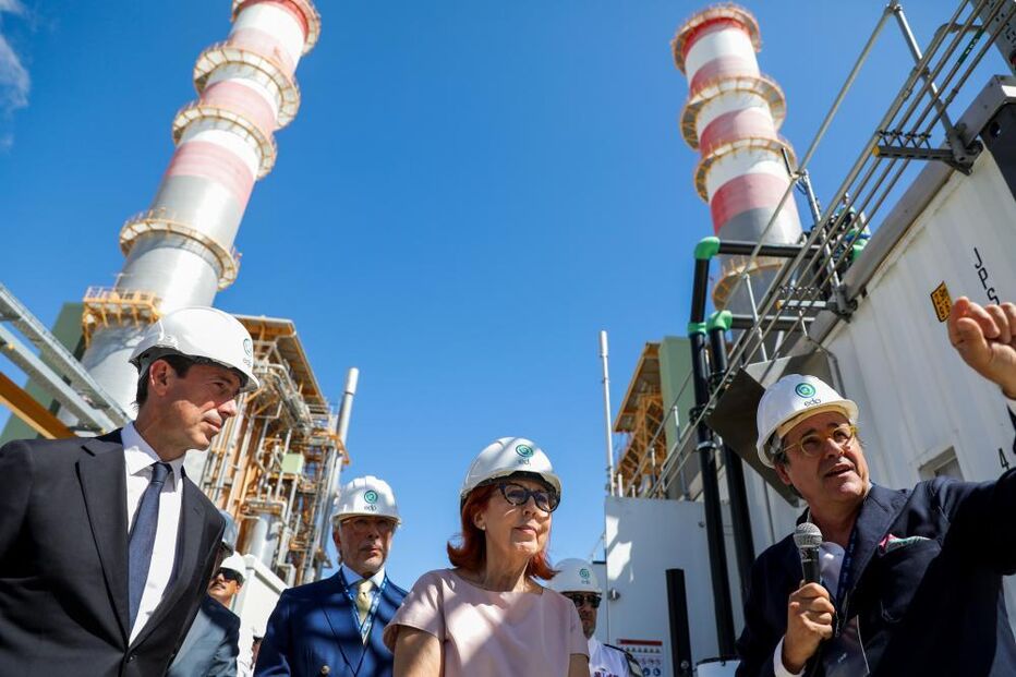 Visita à central de produção de hidrogénio da EDP