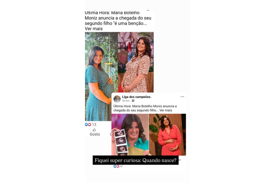 Maria Botelho Moniz anuncia a gravidez do segundo filho