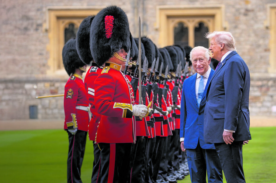 Trump visita o Reino Unido e encontra-se com o Rei Carlos III em Windsor