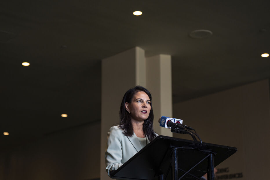 Presidente da Assembleia-Geral da ONU, Annalena Baerbock