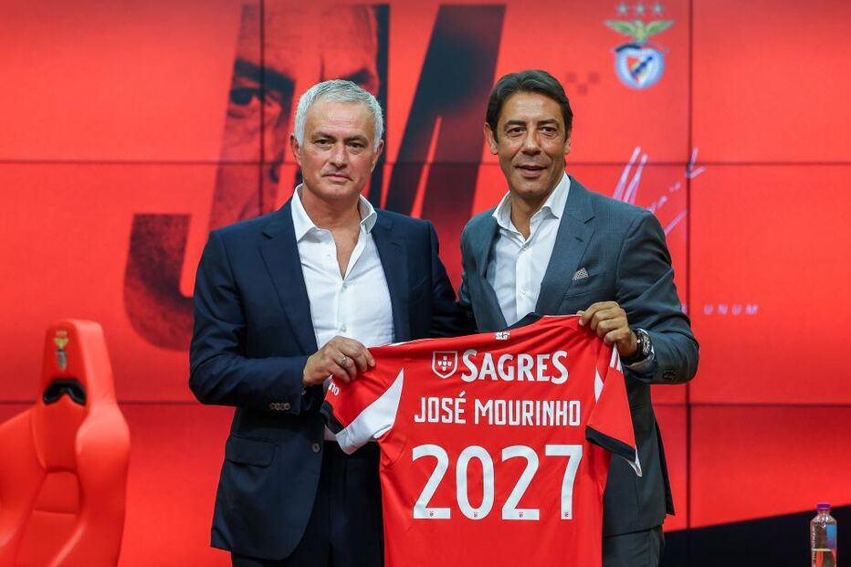 Mourinho é o novo treinador do Benfica até 2027