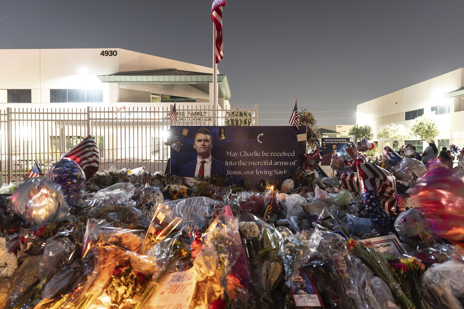 Homenagem a ativista conservador Charlie Kirk