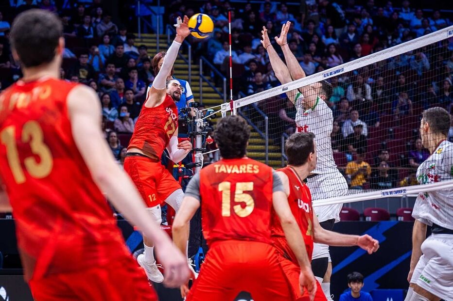 Portugal perde com a Bulgária no Mundial de Voleibol nas Filipinas