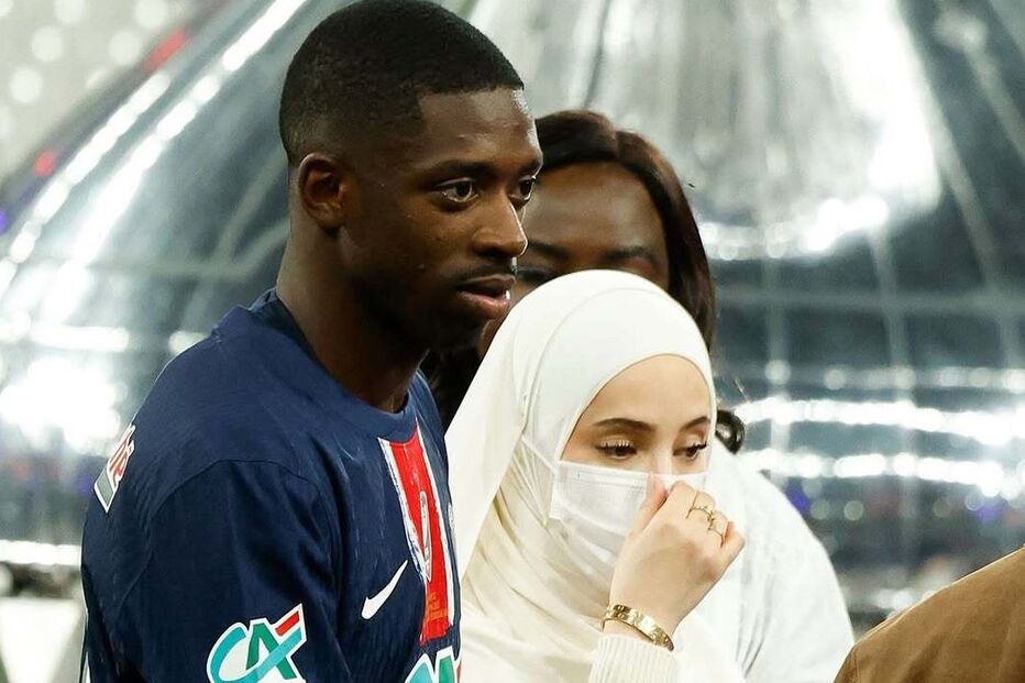 Ousmane Dembélé celebra a Bola de Ouro com Rima Edbouche, sua esposa discreta