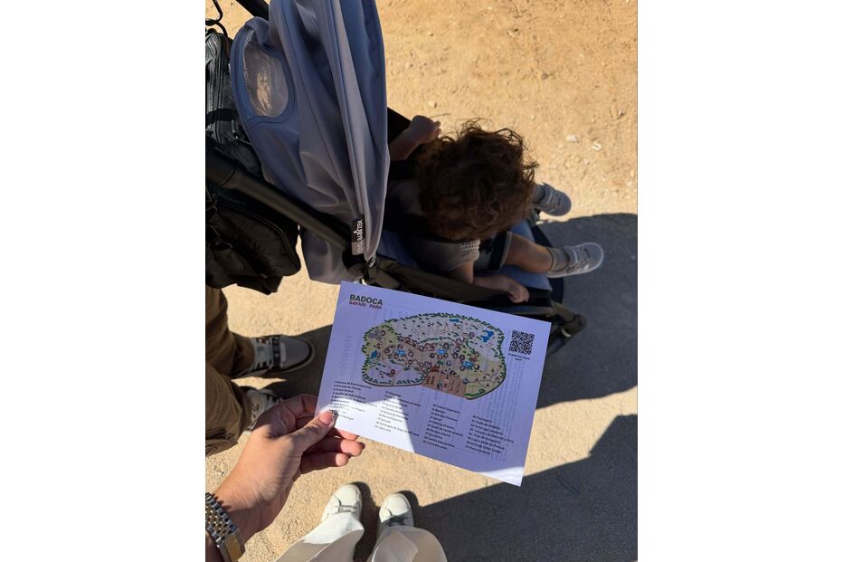 Família de Luis Suárez no Badoca Safari Park antes de aniversário do filho