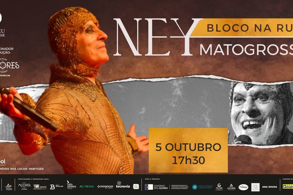Ney Matogrosso atua no Coliseu Micaelense, Açores, a 5 de outubro