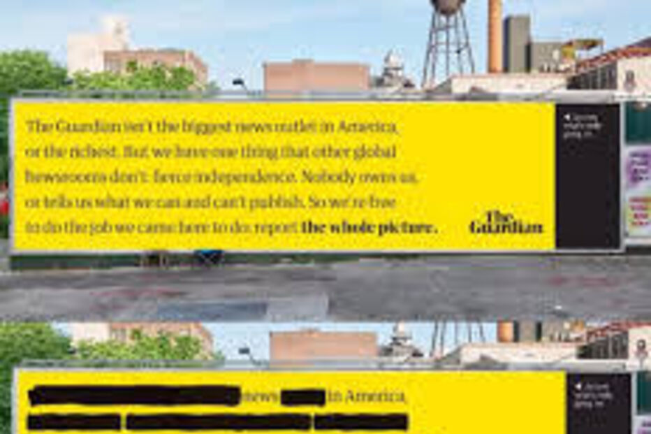 The Guardian promove jornalismo livre e independente em Nova Iorque.
