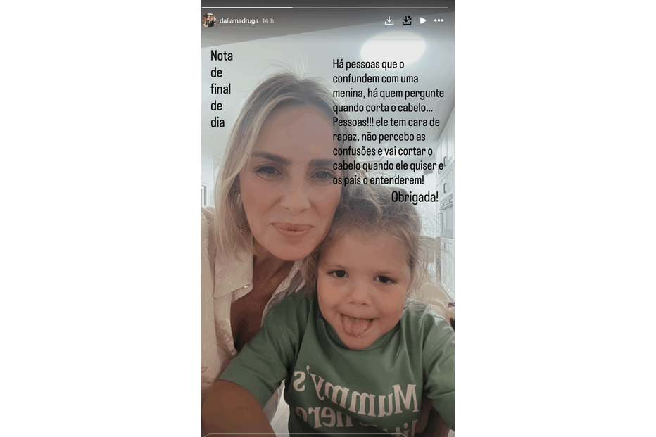 Dália Madruga fala sobre as confusões de género do filho