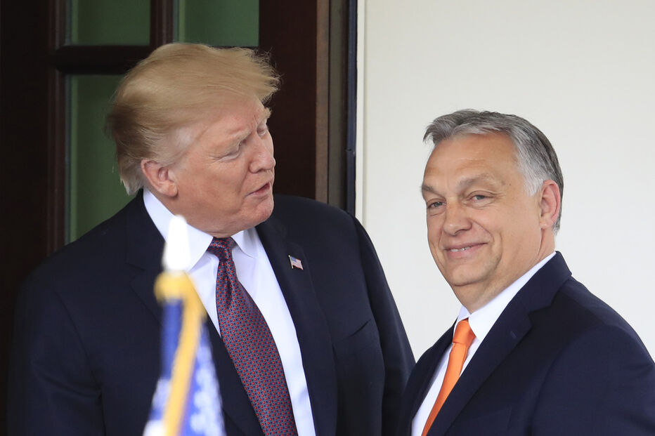 Trump e Orbán 