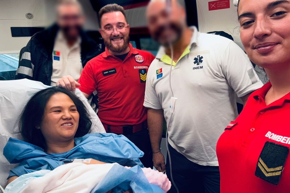 Bebé nasce a caminho do Hospital Garcia de Orta