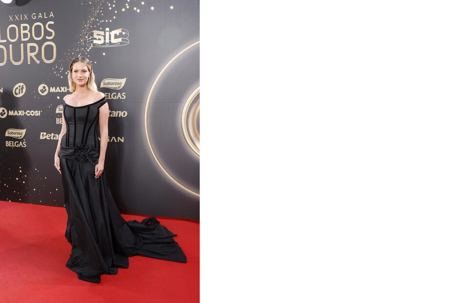 Carolina Patrocínio na gala dos Globos de Ouro, no Coliseu dos Recreios