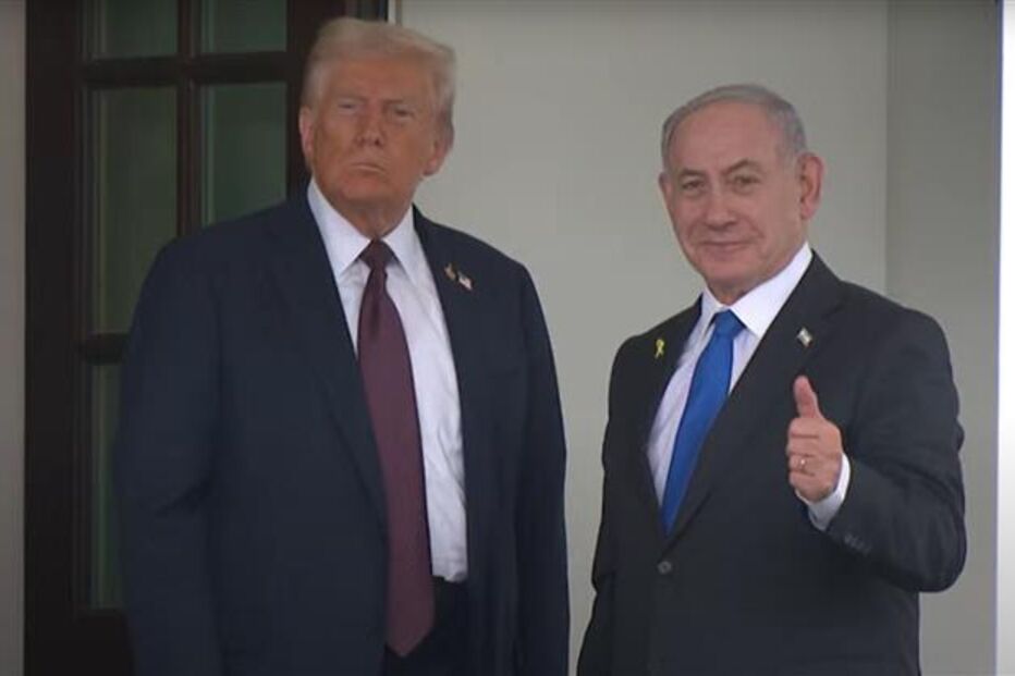 Netanyahu já chegou à Casa Branca para reunir com Trump sobre acordo de paz em Gaza