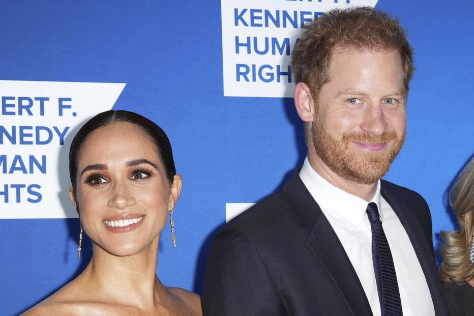 Harry e Meghan num evento da Robert F. Kennedy Human Rights