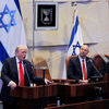 <![CDATA[ Discurso de Trump interrompido por protesto pró-Palestina no parlamento israelita ]]>