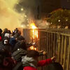 <![CDATA[ Arremesso de pedras e engenhos pirotécnicos durante confrontos entre jovens manifestantes e polícia no Peru    ]]>