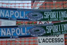 Nápoles e Sporting jogam no Estádio Diego Armando Maradona a 1 de outubro de 2025