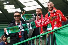 Adeptos do Celtic e do Braga juntos num jogo entre as equipas