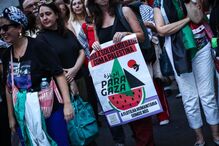 Protesto em Lisboa demonstra solidariedade com a Palestina e Gaza