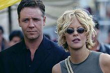 Russell Crowe surge com Meg Ryan após perda de peso e preparação para casamento