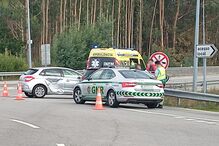 Um ferido após colisão entre dois carros em Ovar