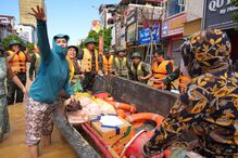 Cheias no norte do Vietname