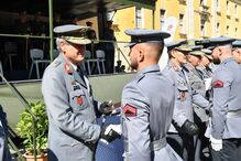 Cerimónia de ingresso de novos militares no Exército, em Mafra, presidida pelo General Mendes Ferrão