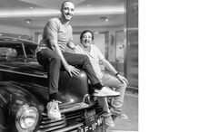 Rui Veloso recria capa icónica de 'Ar de Rock' com Bruno Salgado no Arrábida Shopping, no Porto