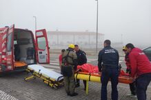 Homem com dificuldades respiratórias resgatado de navio mercante em Aveiro