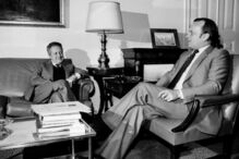 Mário Soares e Francisco Pinto Balsemão em 1981