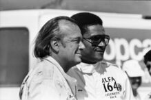 Francisco Pinto Balsemão e Eusébio em 1988 