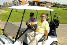 O golfe era uma das grandes paixões do empresário, e jogava desde pequeno