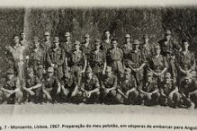Preparação de pelotão em Lisboa, 1967, antes de embarcar para Angola