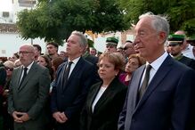 Homenagem a Pedro Manata e Silva com Marcelo Rebelo de Sousa e Maria Lúcia Amaral