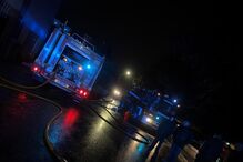 Incêndio deflagrou no balneário do pavilhão gimnodesportivo