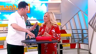 Frederico Ferreira surpreende com truque de magia no ‘Manhã CM’ 