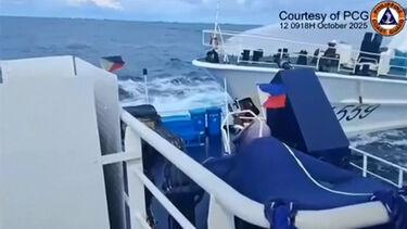 Navio chinês atinge embarcação filipina no Mar do Sul da China 