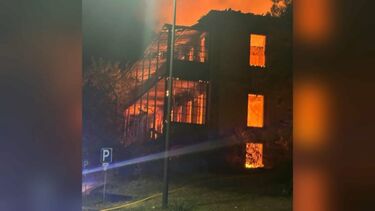 Incêndio deflagra em edifício devoluto no Parque da Saúde da Guarda