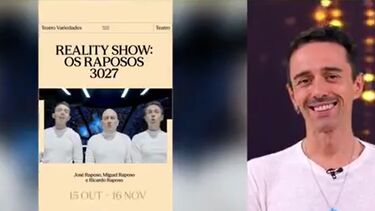 "As pessoas vão poder ver de tudo”: Miguel Raposo sobre peça de teatro ‘Reality Show: Os Raposos 3027’