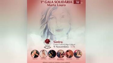 Gala Solidária em Sintra homenageia jornalista da CMTV Marta Louro  