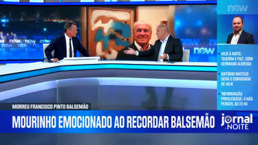"Agradeci-lhe por todas as oportunidades que me tinha dado": Pedro Mourinho emociona-se ao contar momento com Pinto Balsemão