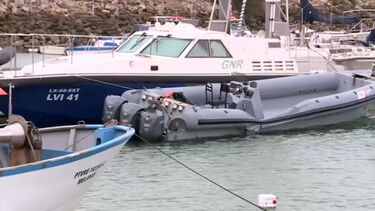 Imagens mostram lancha em que seguiam os quatros militares que perseguiram alegados narcotraficantes no rio Guadiana  